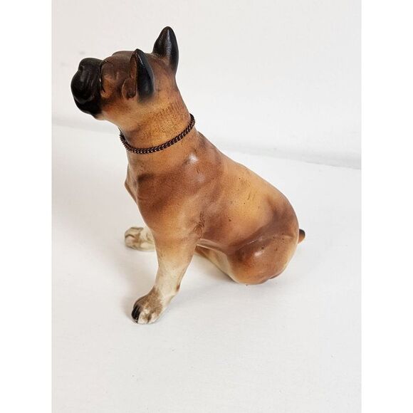 Vintage Porcelain Boxer Figurine - Picture 7 of 9